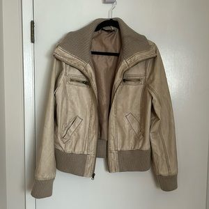 Beautiful women’s pleather jacket